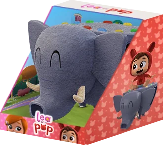 Phanty plush sampler toy in its box
